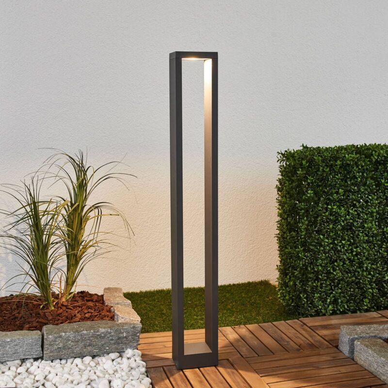 Lucande Jupp angular LED bollard light ...