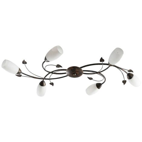 Ceiling Lightdimmable 'Stefania' made of Glass for Living Room & Dining Room