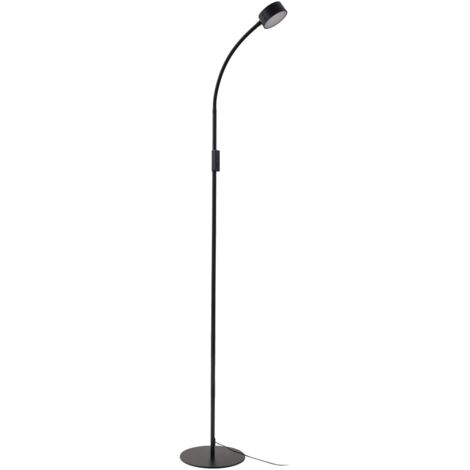 LED Floor Lampdimmable 'Maori' made of Metal for Office & Workroom (1/5)