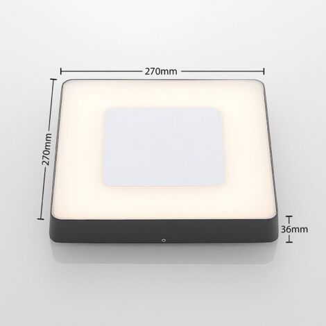 LED Ceiling Light Outdoor 'Sora' Made Of Aluminium