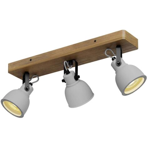 Lindby Ceiling Light Mitis Dimmable (Industrial Design) In Brown For E.g. Living Room & Dining (2 Light Sources, GU10) From Floodlight Spotlight - View #5