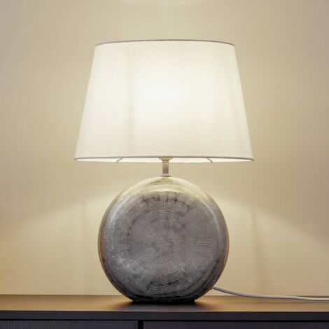 Table Lamp 'Florentino' made of Textile for Living Room & Dining Room