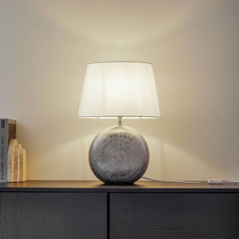 Table Lamp 'Florentino' made of Textile for Living Room & Dining Room