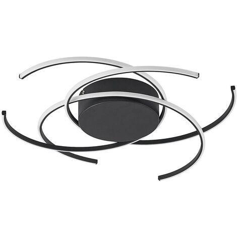 LED Ceiling Lightdimmable 'Hamza' made of Metal for Living Room & Dining Room