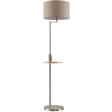 Floor Lamp with USB connection 'Zinia' made of Metal for Living Room & Dining Room