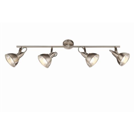 Swivel Wall Spot Ceiling spots for Interior Metal Silver Matt Industrial Design 