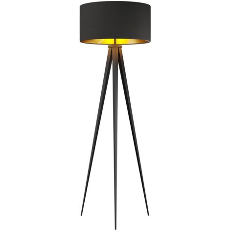 Floor Lamp 'Benik' made of Textile for Living Room & Dining Room