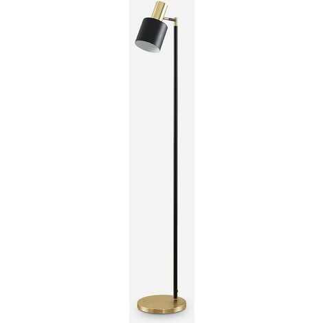 Classic notary floor lamp bronze with green glass - Banker