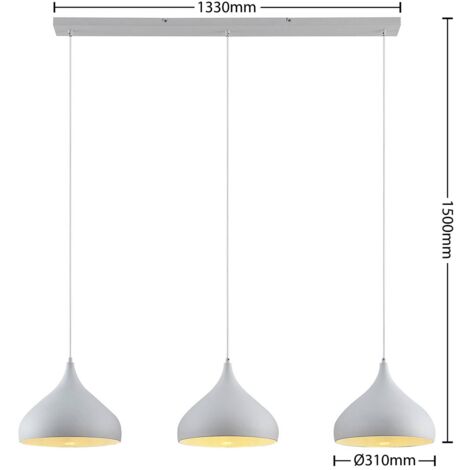 Ceiling Lightdimmable 'Elamira' made of Metal for Living Room & Dining Room