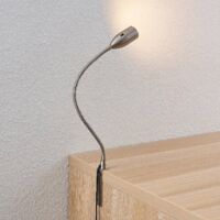 LED Table Lamp 'Ammara' dimmable (modern) in Silver made of Aluminium (1 light source,) from Lindby | Desk Lamps