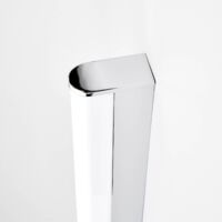 Philippa bathroom/mirror light semi-circle 58 cm - Chrome, white
