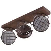 Lindby Ceiling Light Rubinjo Dimmable (Vintage, Antique) In Black Made Of Metal For E.g. Living Room & Dining (3 Light Sources GU10) From Floodlight Spotlight - View #3