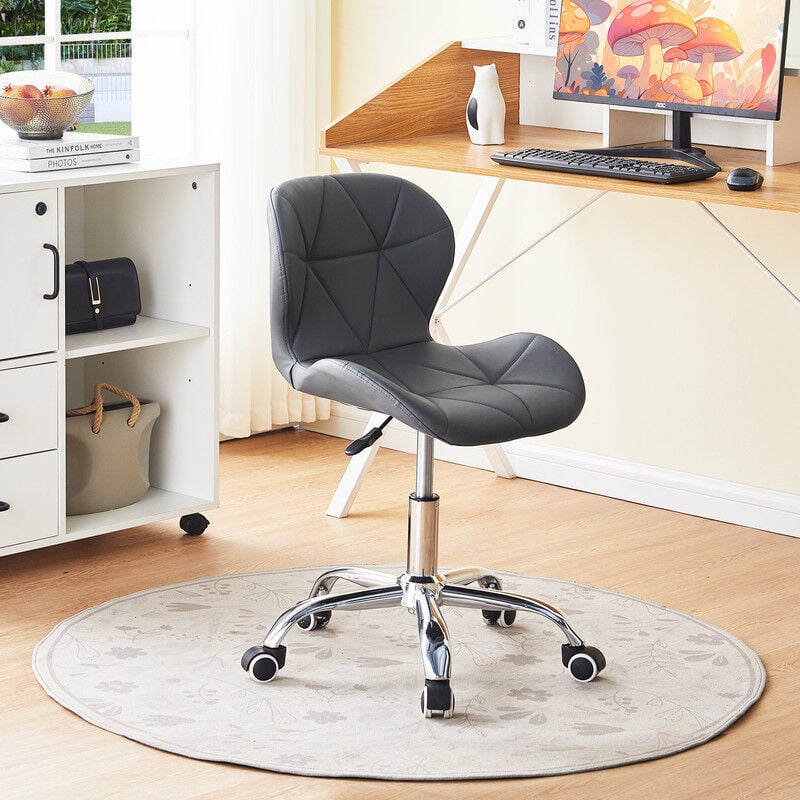 Argos home boutique online faux leather office chair