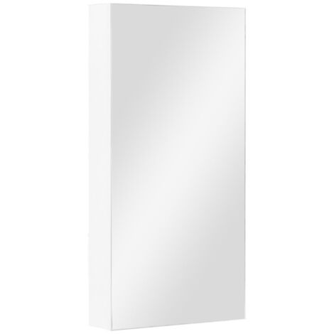 Corner Bathroom Cabinet Wall Mounted Storage Corner Shelf with Mirror Wooden Toilet Mirrored Cabinet for Bedroom Living Room Bathroom