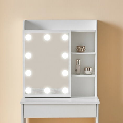 Dressing Table,  LED Makeup Dressing Table, Vanity Make-up Desk Set