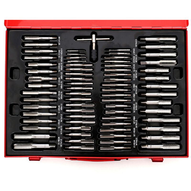 SET FILIERA 40pz PROFESSIONALE MASCHI E FEMMINE PER FILETTATURA KRAFT, Tooltek