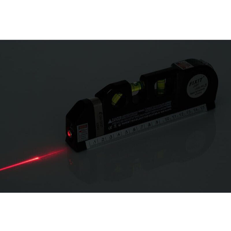 PREXISO Livella Laser, Livello Laser con Livella a Bolla, Laser a Linea 5m,  Laser a Punti 20m, con un Supporto da Parete Magnetico che può Ruotare di  360° : : Fai da