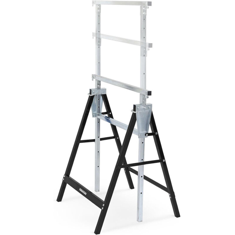 Cavalletto Da Lavoro Pieghevole STIER - Portata 150 Kg, Altezza Regolabile 64-91 Cm - Rivestimento Antiscivolo - Foto 7