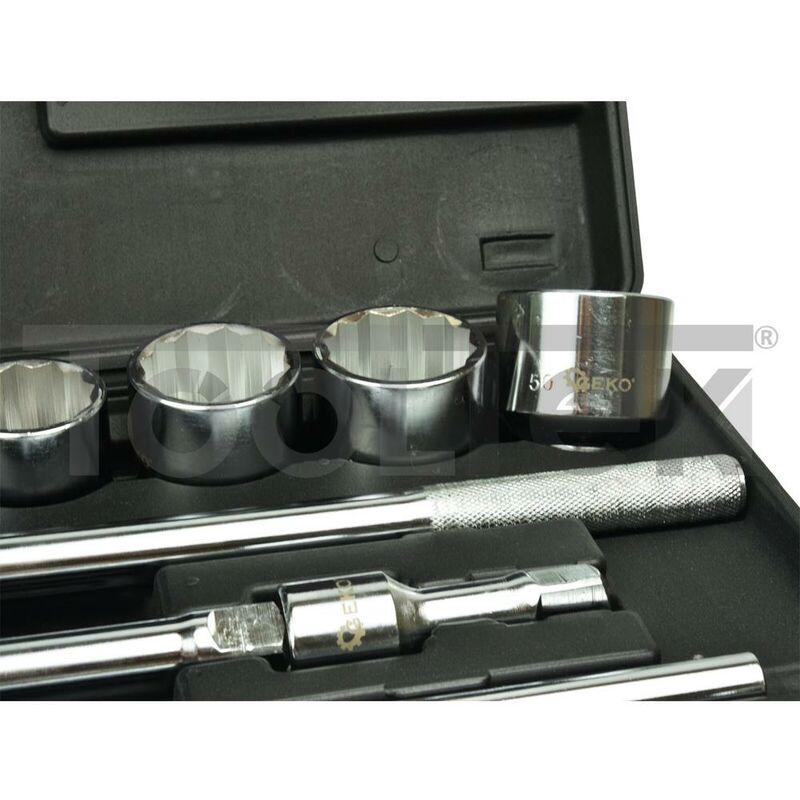 GEKO G10111 SET CHIAVI A BUSSOLA 3/4 20pz 19-50mm PER CAMION E TRATTORI, Tooltek