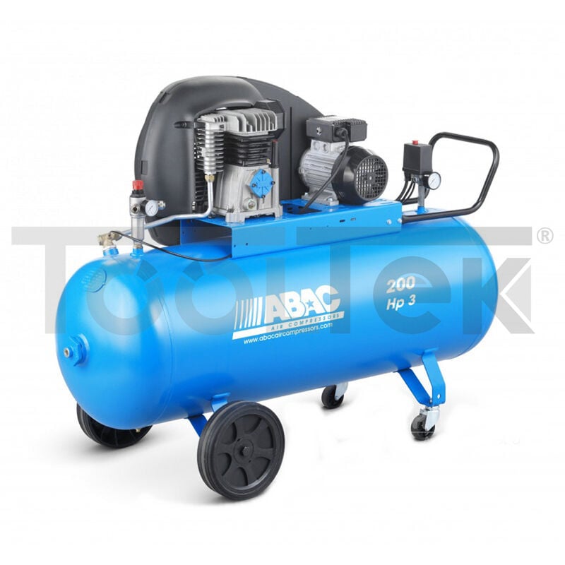 COMPRESSORE ARIA SERBATOIO 200L MOTORE 3HP FIAC