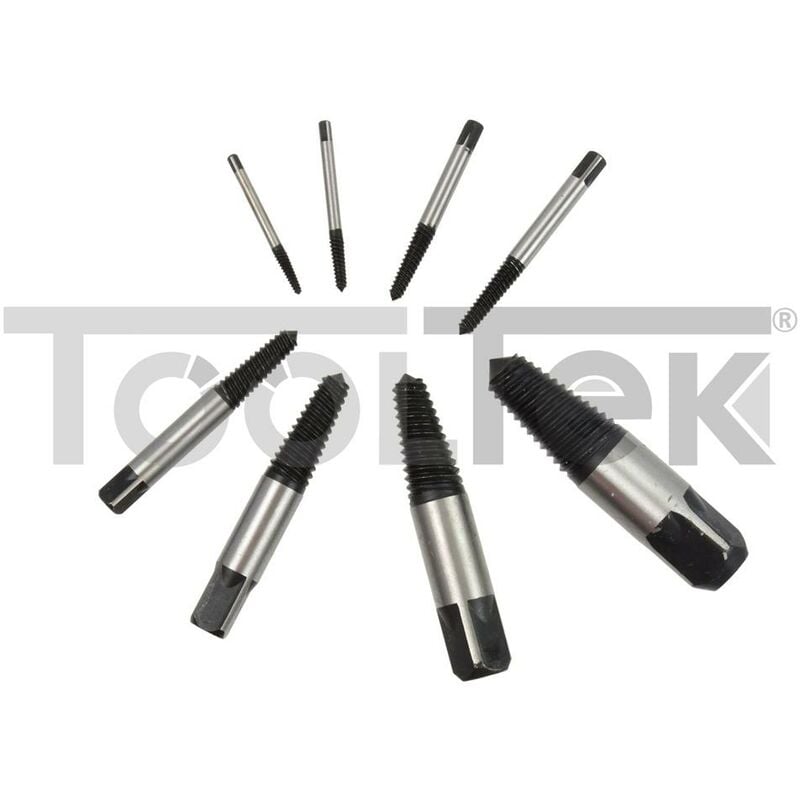 ESTRATTORI CONICI PER VITI DANNEGGIATE SET 5pz TOTAL, Tooltek