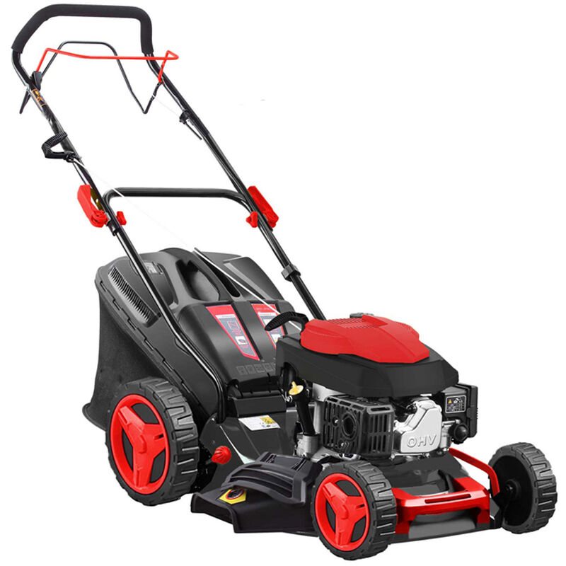 Rasaerba A Scoppio Con Motore AMC Da 144 Cc Con 4 Ruote Livellate - Foto 5