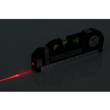 Livella laser livella a bolla, laser da costruzione, metro a nastro, 2,5 m  : : Fai da te