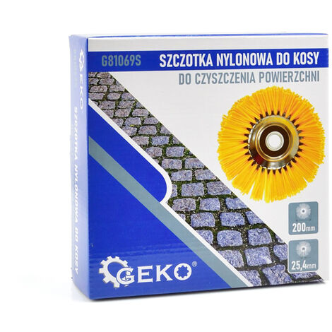 TESTINA SPAZZOLA DECESPUGLIATORE TAGLIAERBA PULIZIA PAVIMENTI 200 MM 1" 020 - Foto 2