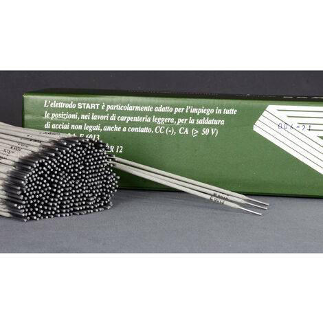 ELETTRODI SALDATURA RUTILICI Ø2,5x300mm FERRO ACCIAIO "START" 275pz GRIGIO SOGES