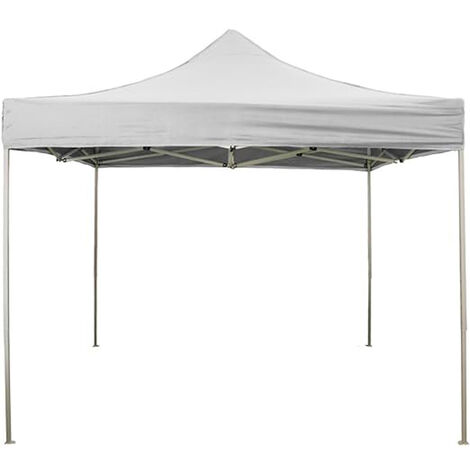 Gazebo 3x3 Pieghevole Impermeabile Richiudibile Fisarmonica Fiera mercato  Blu