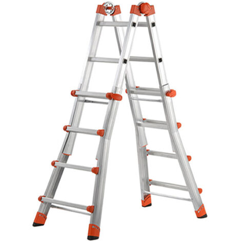 Scala Telescopica in Alluminio Media Gierre Peppina - 4+4 EN131