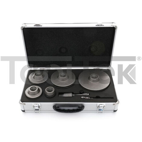 FRESE A TAZZA PER MURO SET 7pz CAROTATRICE FRESA 40, 65, 80, 100, 125mm