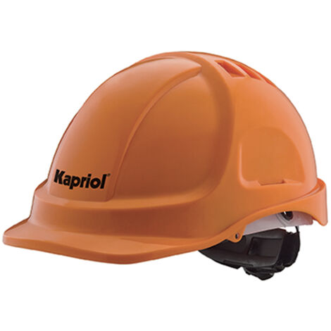 CASCO PROFESSIONALE DA CANTIERE ELMETTO IN ABS ANTIURTO EN397 ARANCIO KAPRIOL