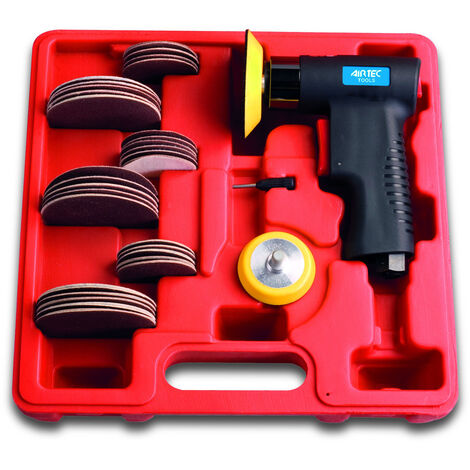 KIT MINI LEVIGATRICE ORBITALE PNEUMATICA CON PLATORELLI 2" e 3" MOD. 237 AIRTEC (1/3)