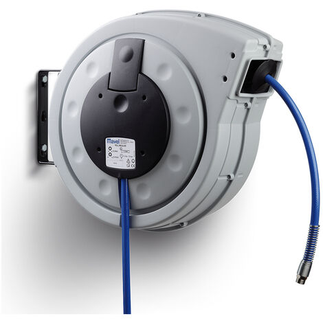 Avvolgitubo Aria Compressa 10m+1m | Diametro 5/16 | Attacco Rapido 1/4 BSPT | PVC Ibrido | Per Garage Officina - Foto 5