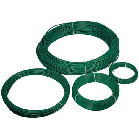 MATASSA ZINCATA FILO DI FERRO ZINCATO PLASTIFICATO DIM. Ø1,8mm/2,7mm/3,3mmX100mt, " 1.8 mm " (1/6)