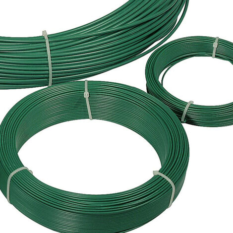 MATASSA ZINCATA FILO DI FERRO ZINCATO PLASTIFICATO DIM. Ø1,8mm/2,7mm/3,3mmX100mt, " 3.3 mm " (1/2)