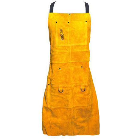 UFO GREMBIULE PER SALDATURA IN PELLE CROSTA DI BOVINO CON TASCHE 60 x 90 cm