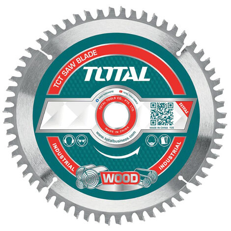 DISCO TAGLIO LEGNO LAMA SEGA CIRCOLARE TRONCATRICE 24T 165mm TOTAL