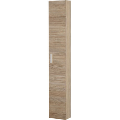 COLONNA PENSILE BAGNO SOSPESO L:24 x H:150 x P:15 cm ROVERE TROPEA LINEA GRETA