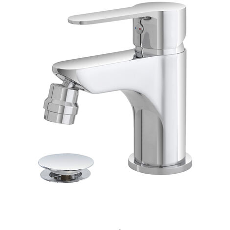 FERIDRAS MISCELATORE MONOCOMANDO RUBINETTO BIDET CROMATO LUCIDO SERIE IRIS