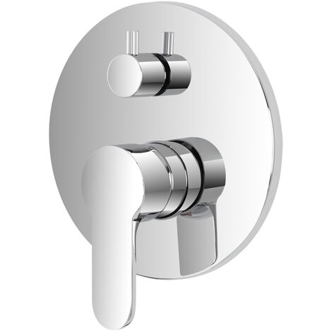 FERIDRAS MISCELATORE MONOCOMANDO DOCCIA INCASSO + DEVIATORE CROMATO SERIE IRIS (1/2)