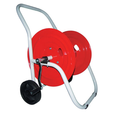 GARDENA AquaRoll M – Carrello Avvolgitubo Con Tubo Classic Da 25 M (15 Mm) E Lancia A Spruzzo