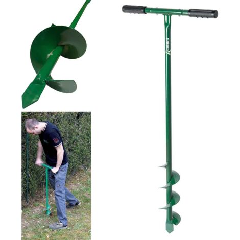 RIBIMEX PRTARMAN150 TRIVELLA MANUALE DIAMETRO 15 MM ALTEZZA 100 CM, VERDE