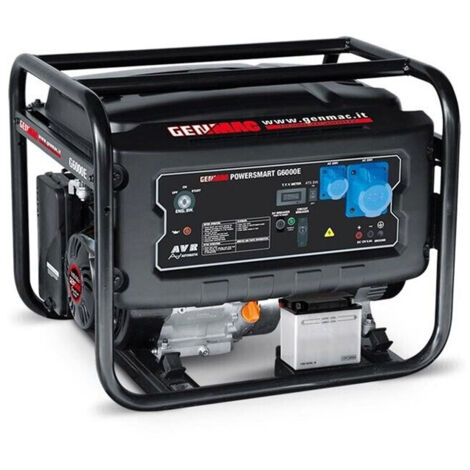 GENERATORE DI CORRENTE GRUPPO ELETTROGENO POWERSMART 6Kw G6000E ATS GENMAC
