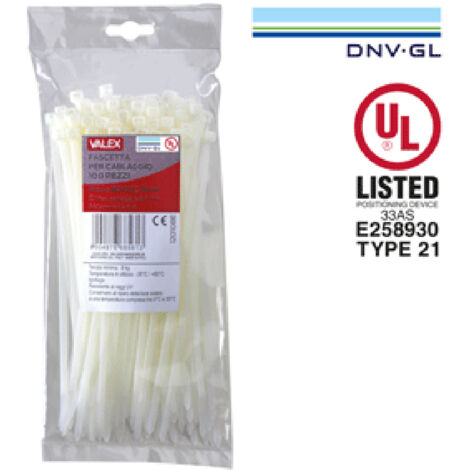 FASCETTE NYLON VERDI 4,8X300MM 100PZ