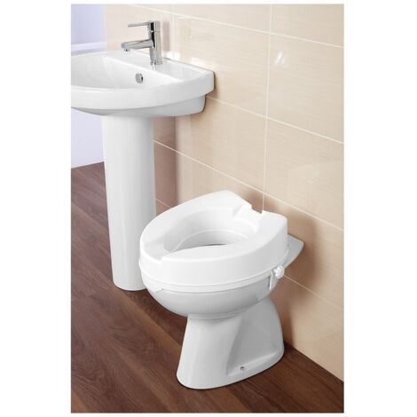 Rialzo WC per Anziani Disabili Rialzo Seduta Water Gabinetto Bagno Universale