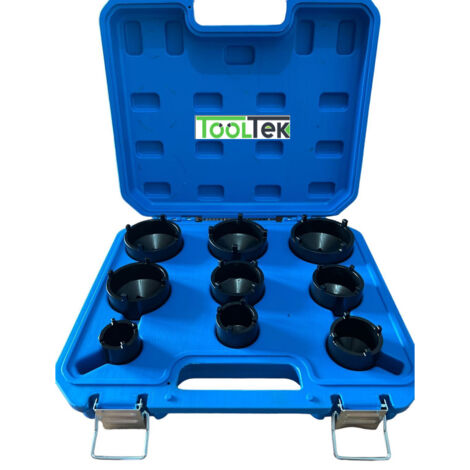 SET 9 PZ CHIAVI A BUSSOLA PER SERRAGGIO GHIERE KM4-KM12 CON DENTI ESTERNI