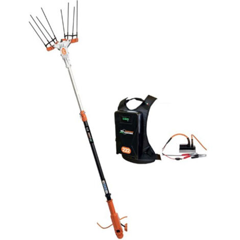 SCUOTIOLIVE ABBACCHIATORE 33V A AGHI TELESCOPICO BATTERIA A ZAINO 21Ah VALGARDEN