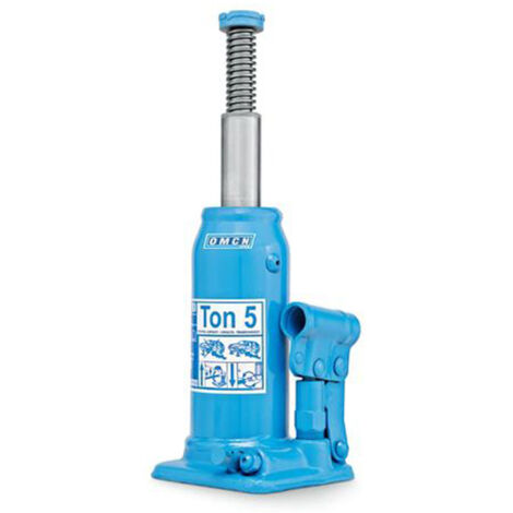 SOLLEVATORE IDRAULICO A BOTTIGLIA CRIC CRICK PORTATA 5 TON/5000KG OMCN 126/B